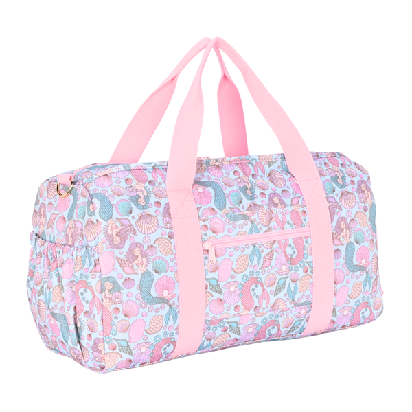 Mermaid Aqua Weekend/Sport Duffle Bag-Duffle Bag-Kinnder