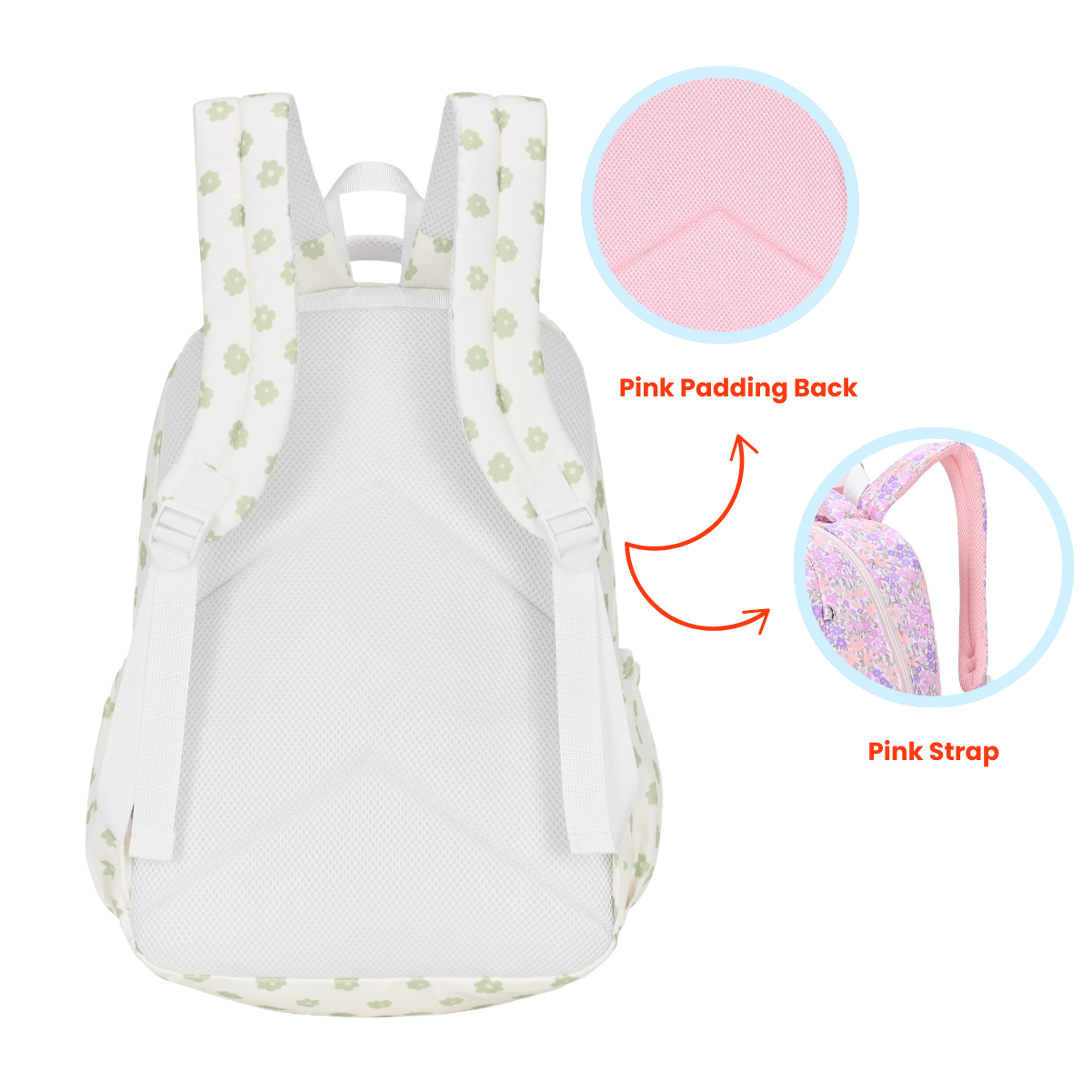 Mermaid Campus School Backpack-Kinnder