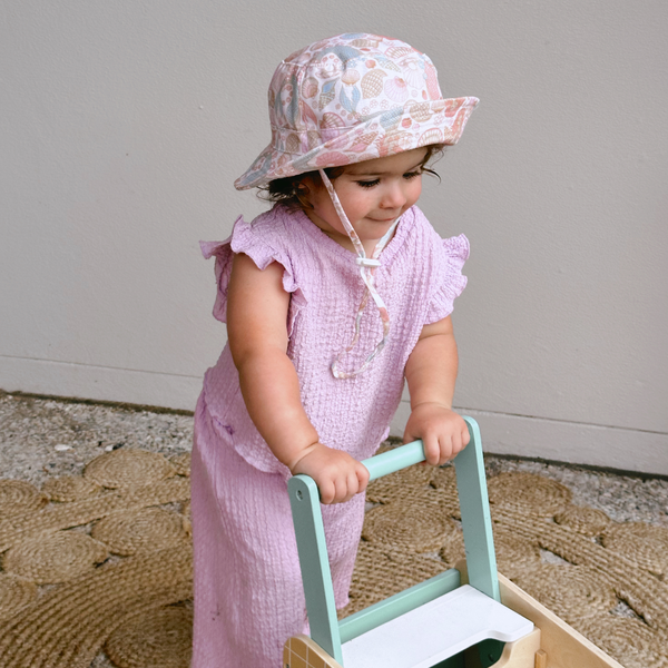 Mermaid Cotton Bucket Hat-Kinnder