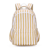 Mustard Stripe Campus School Backpack 2.0-Kinnder