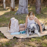 Mustard Stripe Campus School Backpack 2.0-Kinnder