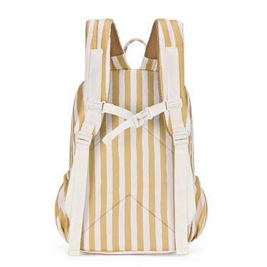 Mustard Stripe Junior Kindy/School Backpack-Junior Backpack-Kinnder