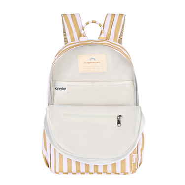 Mustard Stripe Junior Kindy/School Backpack-Kinnder