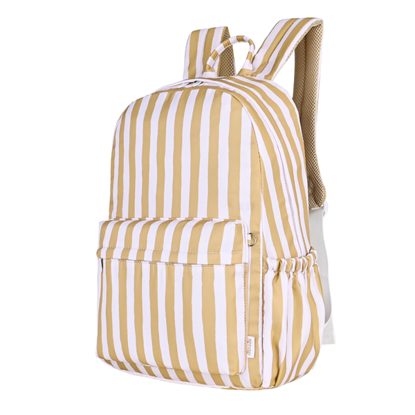 Mustard Stripe Junior Kindy/School Backpack-Kinnder