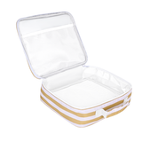 Mustard Stripe Mini Insulated Lunch Bag-Kinnder