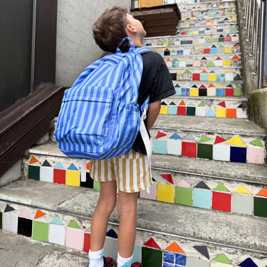 Blue Pixel Junior Kindy/School Backpack-Junior Backpack-Kinnder