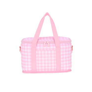 Pink Gingham Everyday Cooler Bag + Ice Pack-Kinnder