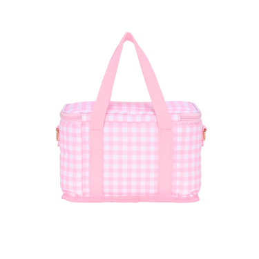 Pink Gingham Everyday Cooler Bag + Ice Pack-Kinnder