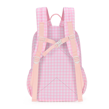 Pink Gingham Junior Kindy/School Backpack-Junior Backpack-Kinnder
