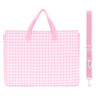 Pink Gingham Library Bag-Library Bag-Kinnder