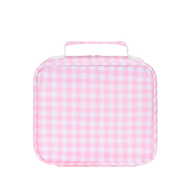 Pink Gingham Mini Insulated Lunch Bag-Kinnder