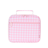 Pink Gingham Mini Insulated Lunch Bag-Kinnder