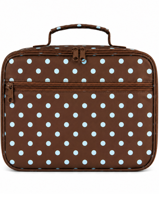 Polka Dots Junior Insulated Lunch Bag + Ice Pack-Junior Lunch Bag-Kinnder