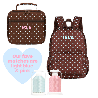 Polka Dots Junior Kindy/School Backpack-Junior Backpack-Kinnder