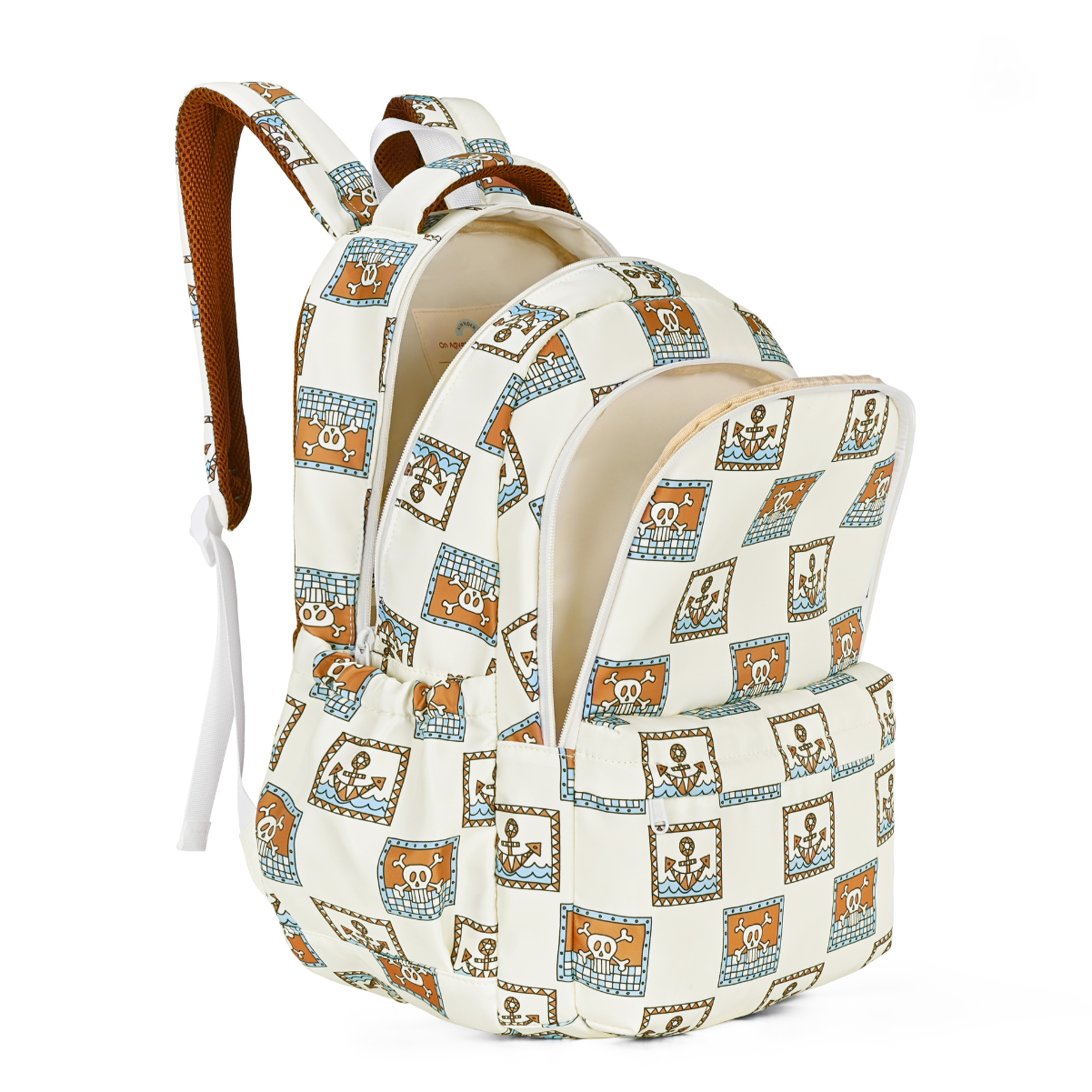 Salty Checkers Campus School Backpack-Kinnder