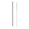 Stainless Steel Straw & Cleaning Brush Set-Kinnder