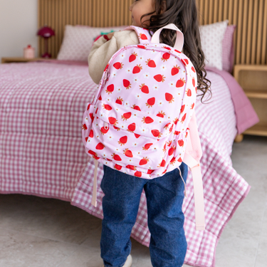 Strawberry Fields Mini Daycare/Toddler Backpack-Mini Backpack-Kinnder