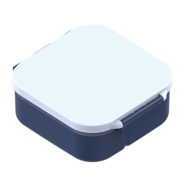 The Foodie Lunch Box Blueberry & Periwinkle-Bento Box-Kinnder