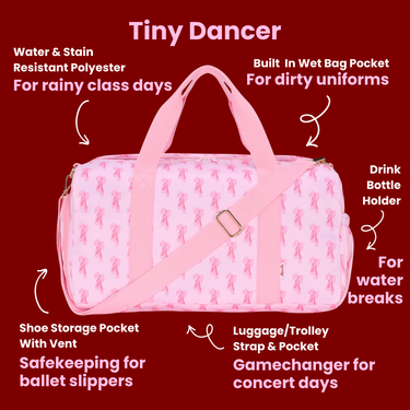 Tiny Dancer Weekend/Sport Duffle Bag-Duffle Bag-Kinnder