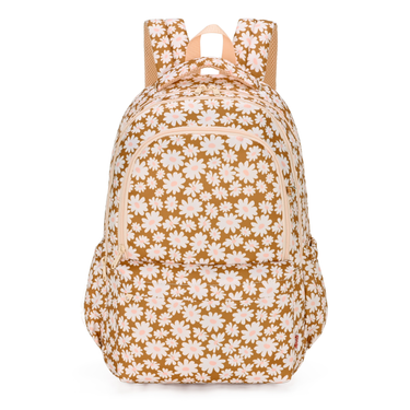 Bloom Tan Campus School Backpack 2.0-Kinnder