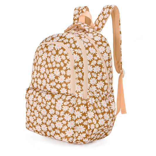 Bloom Tan Campus School Backpack 2.0-Kinnder