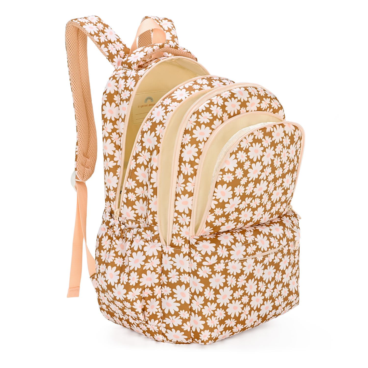Bloom Tan Campus School Backpack 2.0-Kinnder
