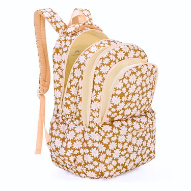 Bloom Tan Campus School Backpack 2.0-Kinnder