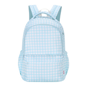 Blue Gingham Campus School Backpack