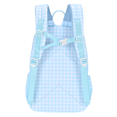 Blue Gingham Junior Kindy/School Backpack-Kinnder