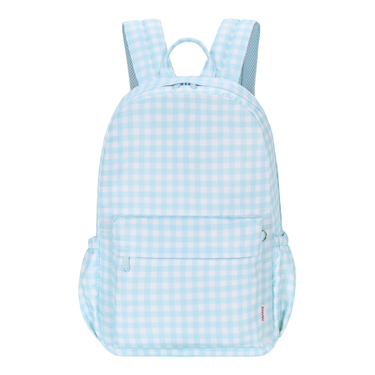 Blue Gingham Junior Kindy/School Backpack-Kinnder