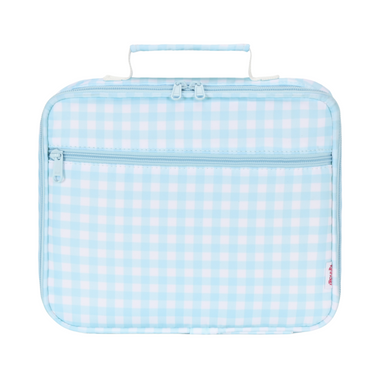 Blue Gingham Junior Insulated Lunch Bag + Ice Pack-Kinnder