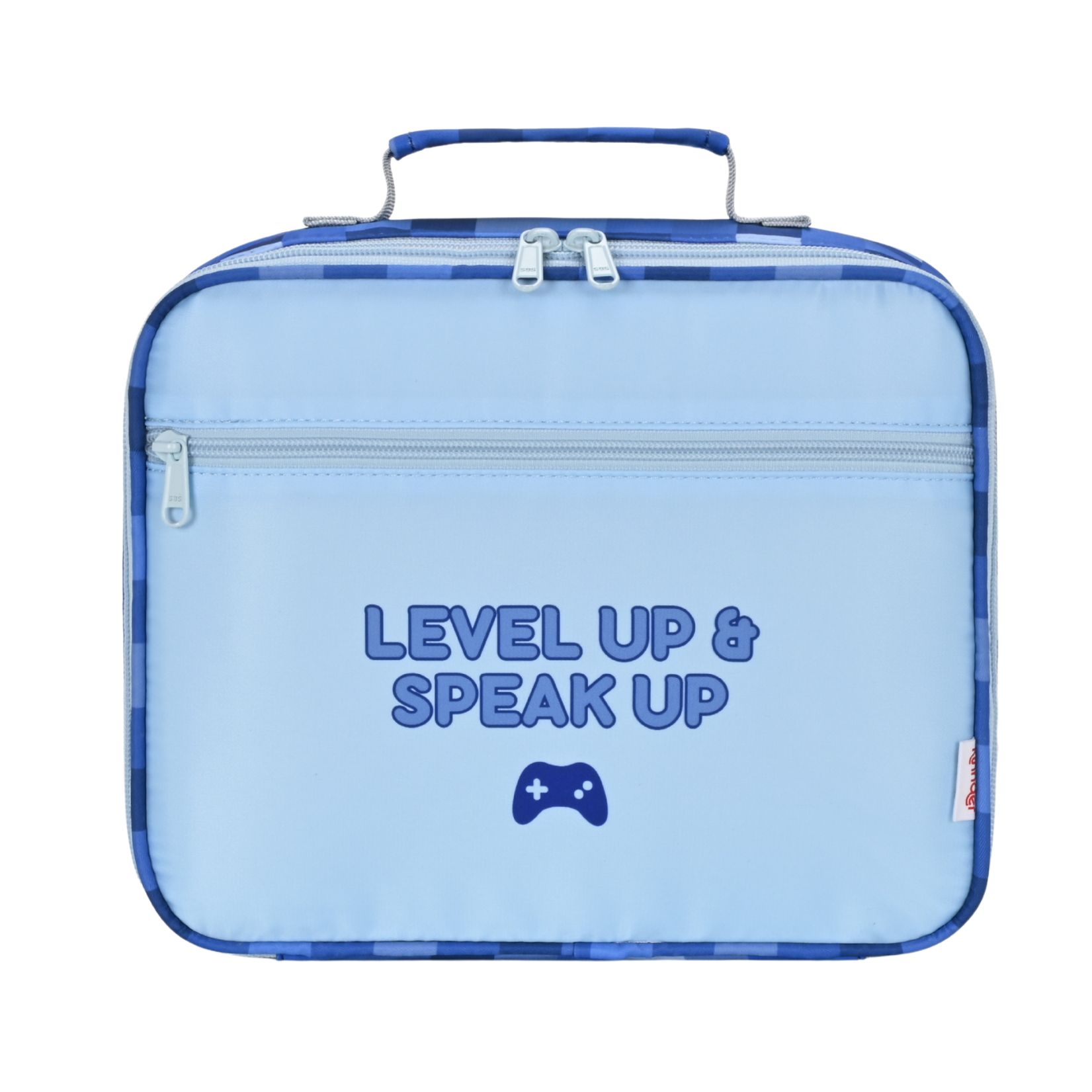Blue Pixel Junior Insulated Lunch Bag-Kinnder