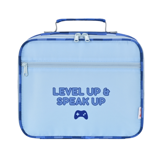 Blue Pixel Junior Insulated Lunch Bag + Ice Pack-Kinnder