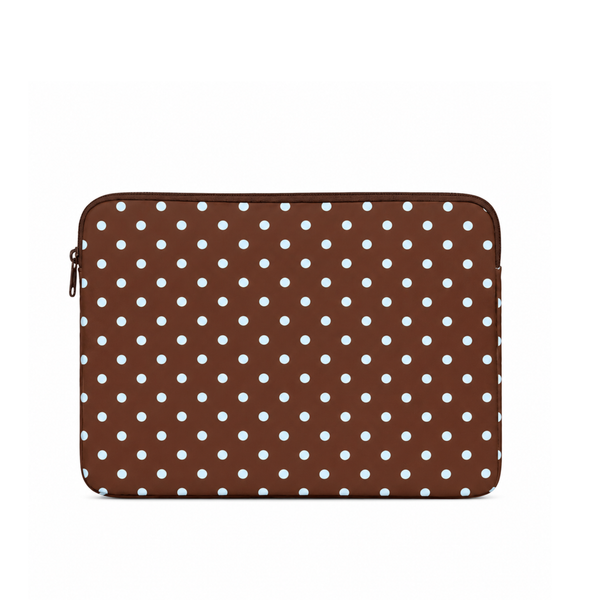 Polka Dot Padded Laptop Sleeve