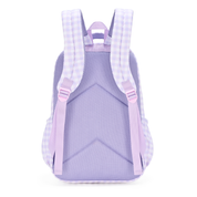 Lilac Gingham Campus School Backpack 2.0-Kinnder
