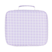 Lilac Gingham Junior Insulated Lunch Bag