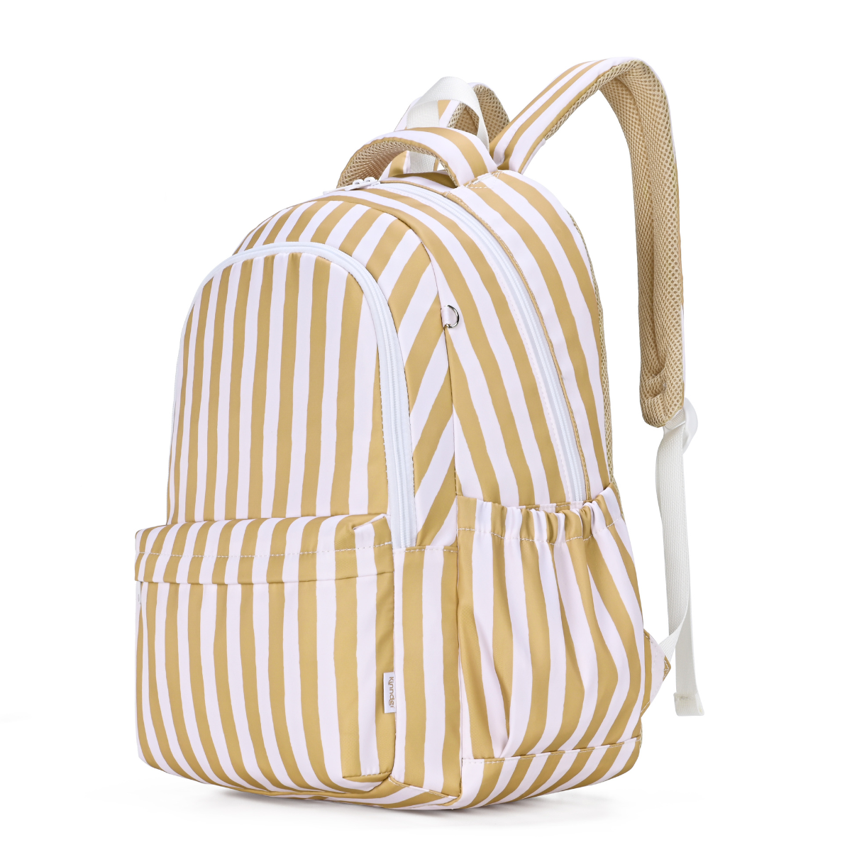 Mustard Stripe Campus School Backpack