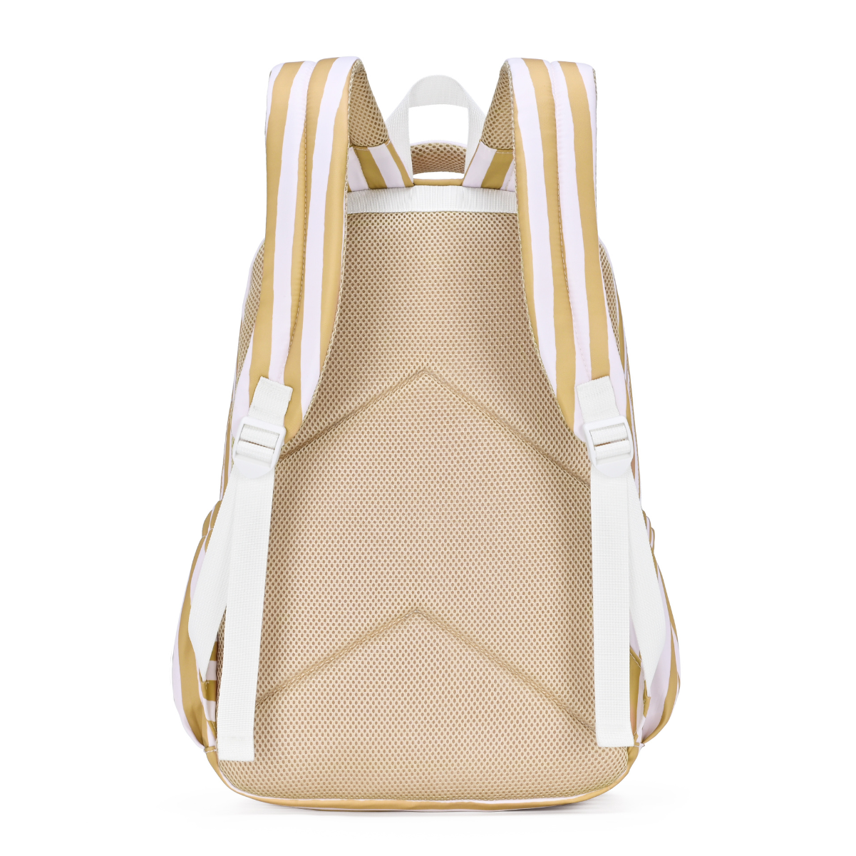 Mustard Stripe Campus School Backpack