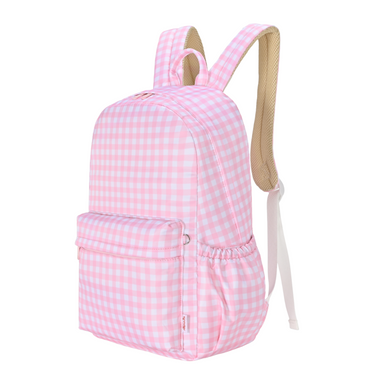 Pink Gingham Junior Kindy/School Backpack-Kinnder