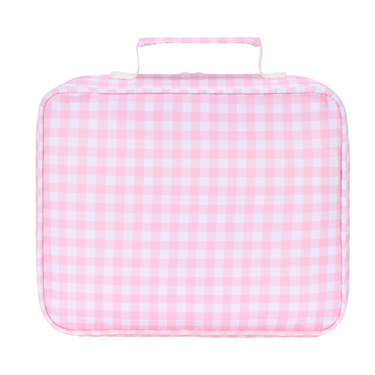 Pink Gingham Junior Insulated Lunch Bag + Ice Pack-Kinnder