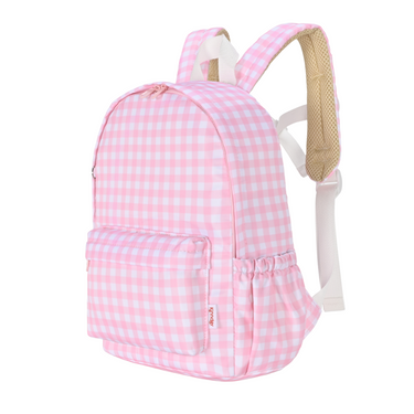 Pink Gingham Mini Daycare/Toddler Backpack-Kinnder