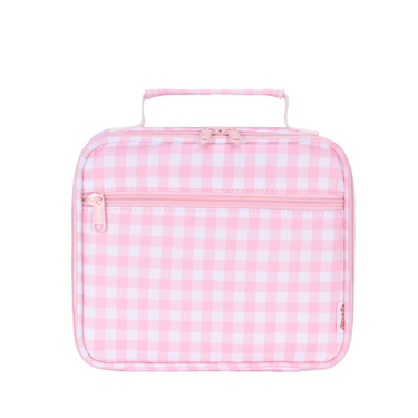 Pink Gingham Mini Insulated Lunch Bag-Kinnder