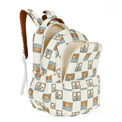 Salty Checkers Campus School Backpack
