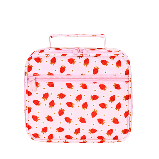 Strawberry Fields Mini Insulated Lunch Bag-Kinnder